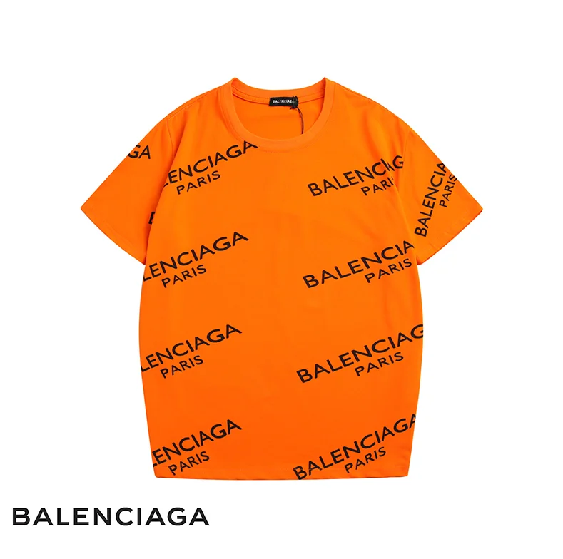 balenciaga orange shirt