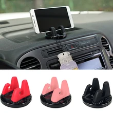 Auto Telefon Halter Steht Rotierenden Klebstoff Unterstützung Silikon Tisch Anti Slip Montieren Mobile GPS Einstellbare Halterung Universal Auto