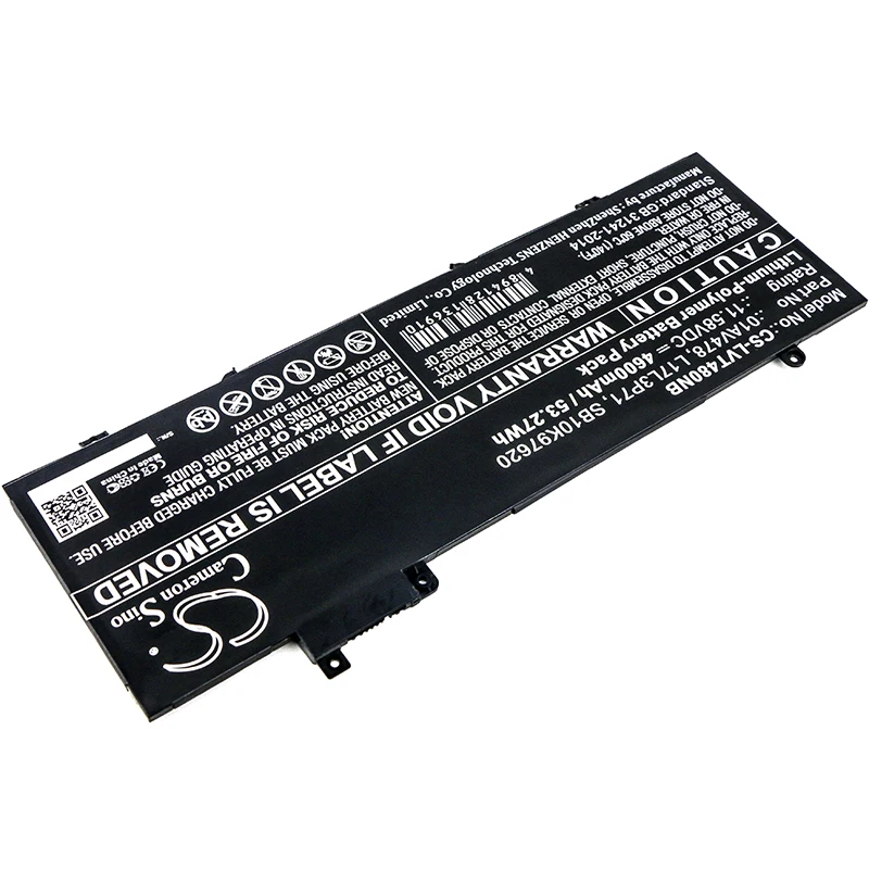 Обновленная батарея Cameron Sino для lenovo ThinkPad T480s, ThinkPad T480s 20L7002LCD, ThinkPad T480s 20L7002XCD