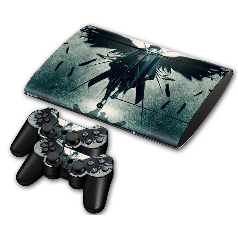 New design for Ps3 super slim 4000 Console and Controllers stickers for ps3 slim 4000 vinyl sticker 