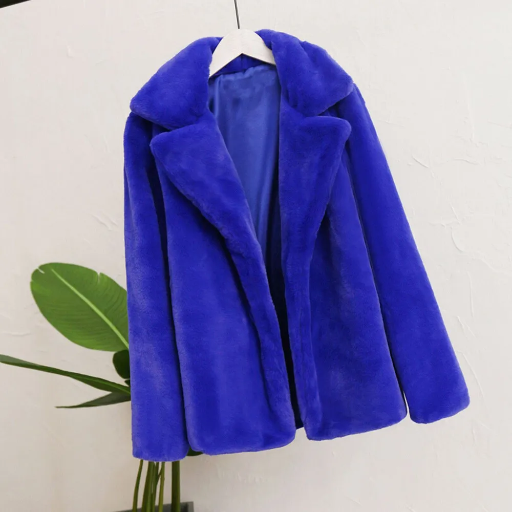 Women Winter Warm Thick Coat Solid Overcoat Outercoat Jacket Cardigan Women Jacket Winter Long Plus Size Ladies Coat#715