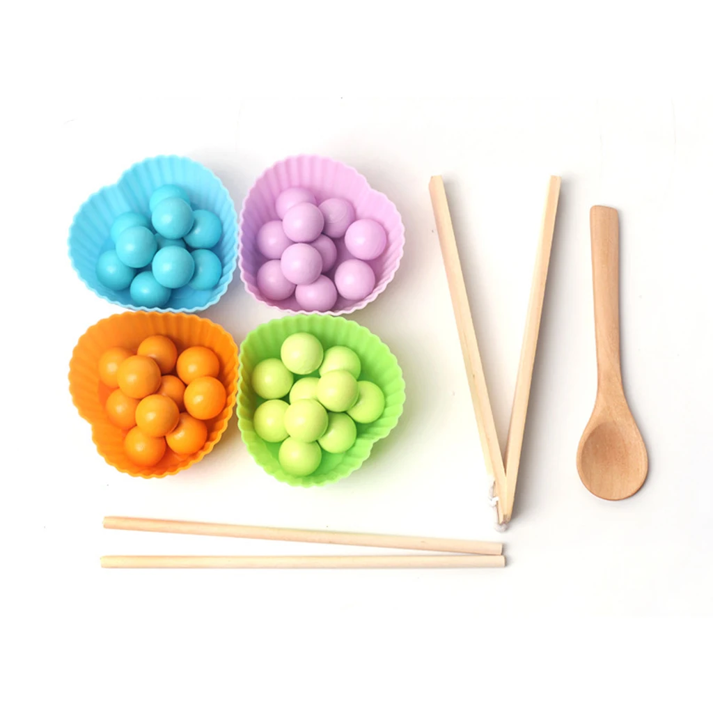 Kids Focus Practice Chopstick Spoon Training Math Start Learning Toys Gift