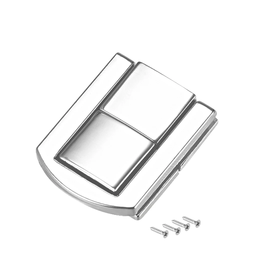 

uxcell Toggle Latch, 25mm Retro Style Silver Tone Decorative Hasp Jewelry Suitcase Box Catch w Screws 6 pcs