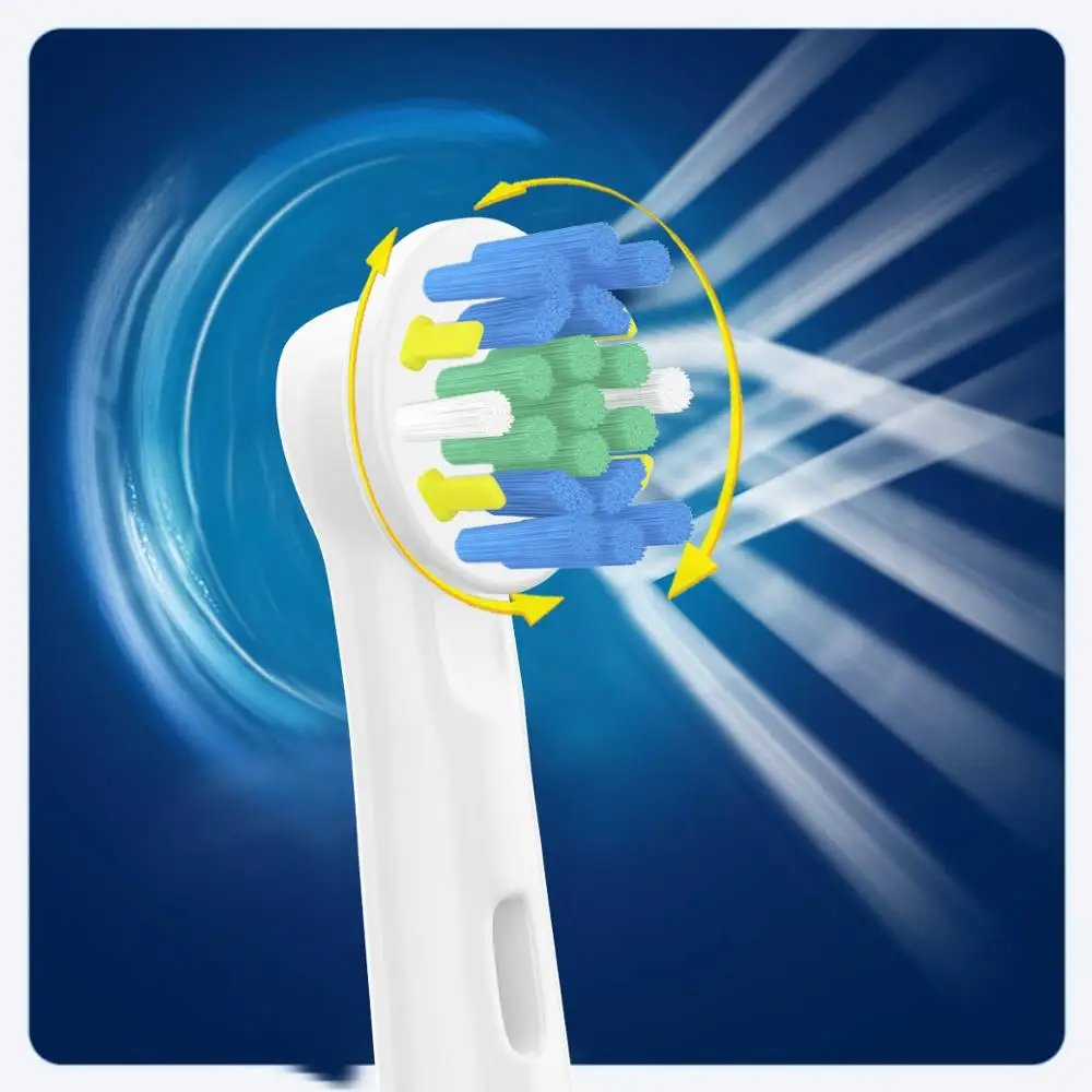 16 шт. насадки для зубных щеток Oral B заправки pro 3000 4000 4900 5000 6000 FlossAction электрическая