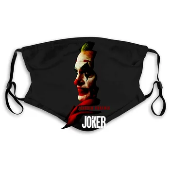 

Men's Joaquin Phoenix Joker Movie Black Mouth Mask Women's kid PM2.5