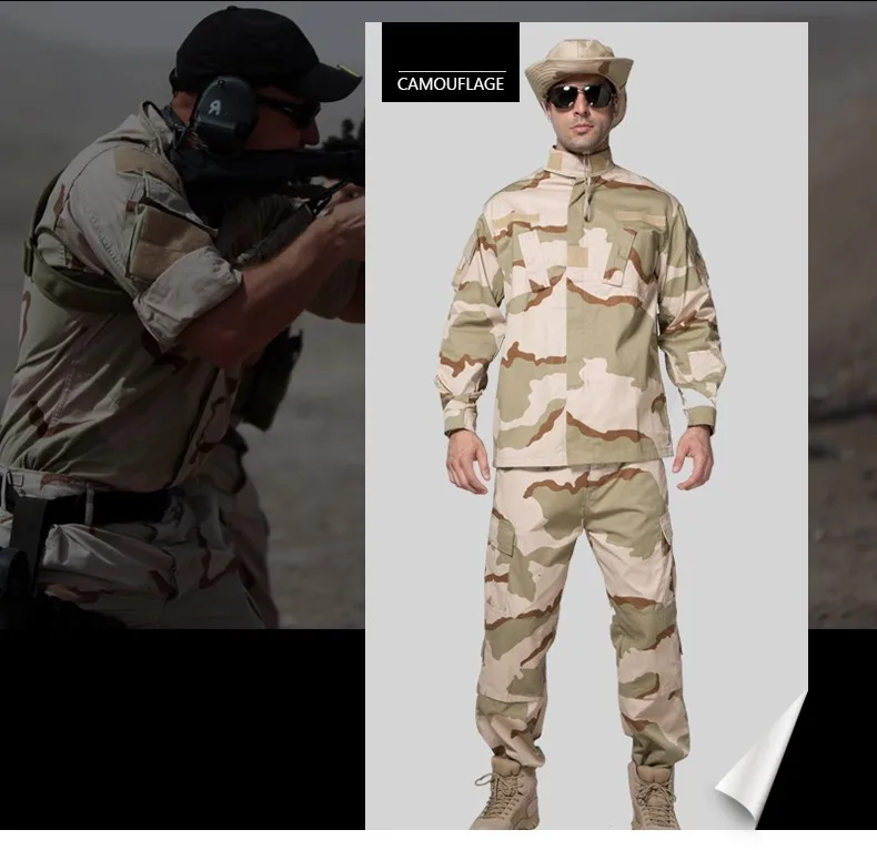 SINAIRSOFT, военные тактические брюки карго, Униформа, водонепроницаемый Камуфляжный военный БДУ, боевая униформа, США, комплект одежды для охоты