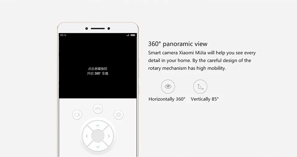 Оригинальная Xiaomi Mijia умная камера панорамная камера 1080P Full HD камера ночного видения Видеокамера WiFi 2,4G/5G беспроводная IP веб-камера