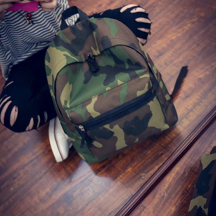 

2016 New Style Women's Camouflage Backpack Yang Mi Airport Celebrity Style Backpack Large-Volume Oxford Cloth Female Backpack Fa