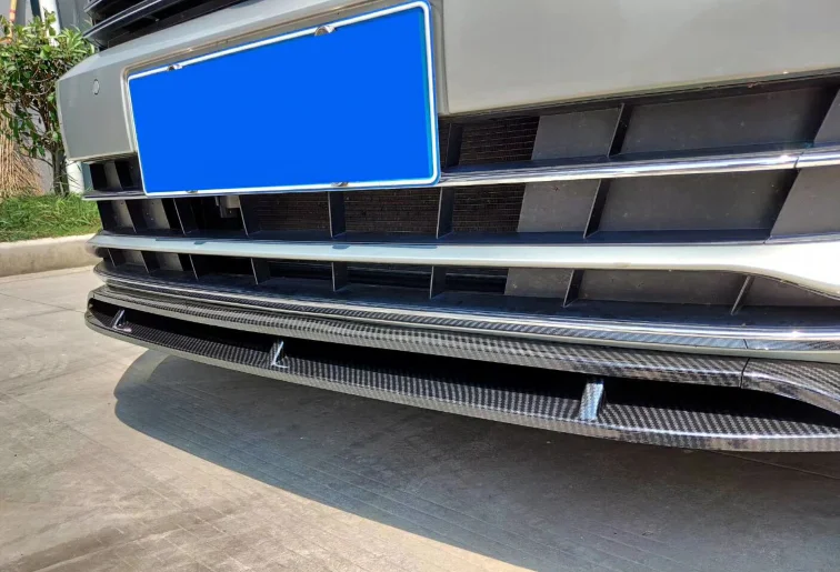 Для Volkswagen Maiten Passat B9 передний бампер спойлер для губ PP и углеродного волокна материал заднее крыло автомобиля спойлер