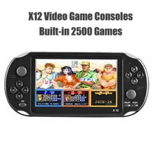 X12/X16 Ретро консоль Ручной игровой плеер 8G Встроенный 2000 игры Ручной игровой видео геймпад для FC CPS NEOGEO игровая консоль