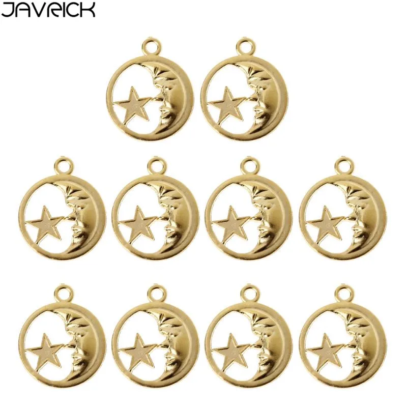 

Moon Star Round Resin Frame Pendant Open Bezel Setting Resin Jewelry Making 10Pc