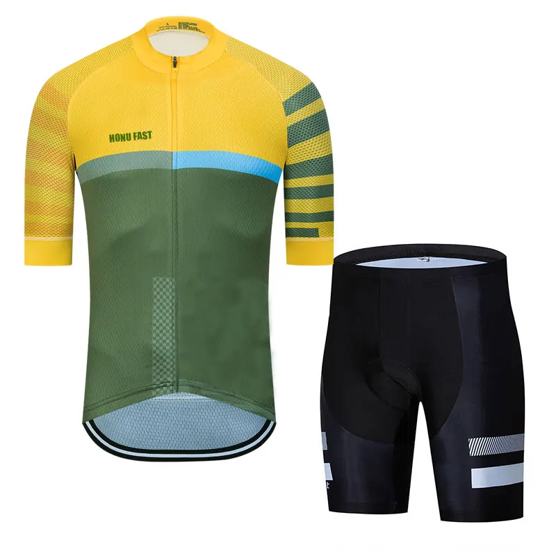 cycling set6 Летняя мужская велосипедная форма, комплекты для велоспорта, Джерси для шоссейного велосипеда, Майки для горного велосипеда, дышащая одежда для велоспорта - Цвет: cycling set6