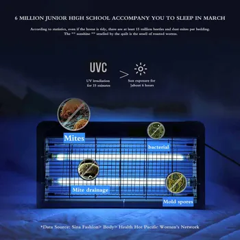 

Premium Material Hanging UV Sterilization Lamp Portable Germicidal Lamp With Ozone Air Purifier For Home Restaurant Hotel