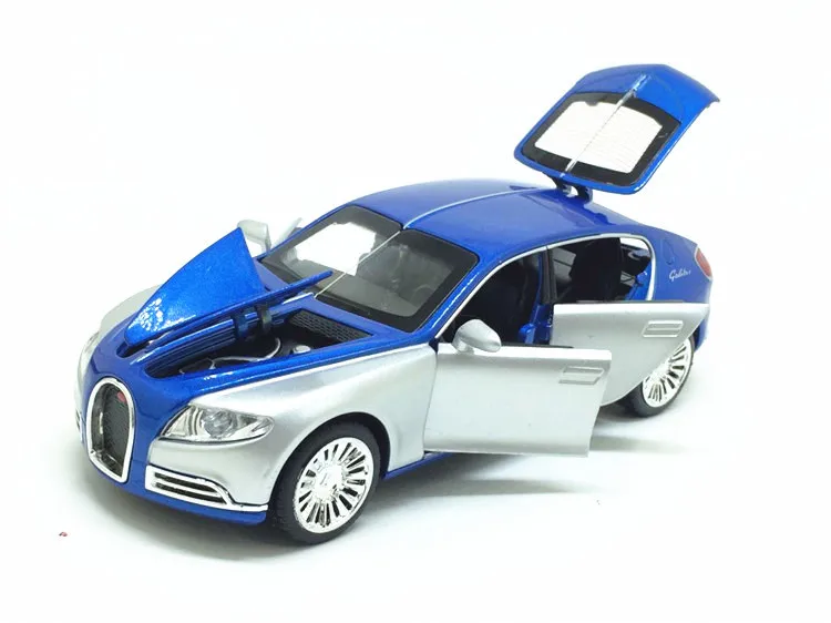 Libby да Bugatti модель гоночной машины сплав Шесть Дверей Детская игрушка автомобиль ВОИН модель автомобиля