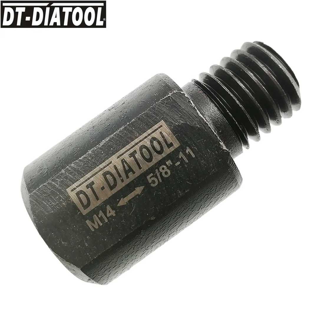 DT-DIATOOL 2 шт. от 5/8 до 11 штыревой к M14 гнездовой резьбе адаптер для алмазных коронки шлифовальный диск может подойти 5/8-11 инструмент для M14 машины