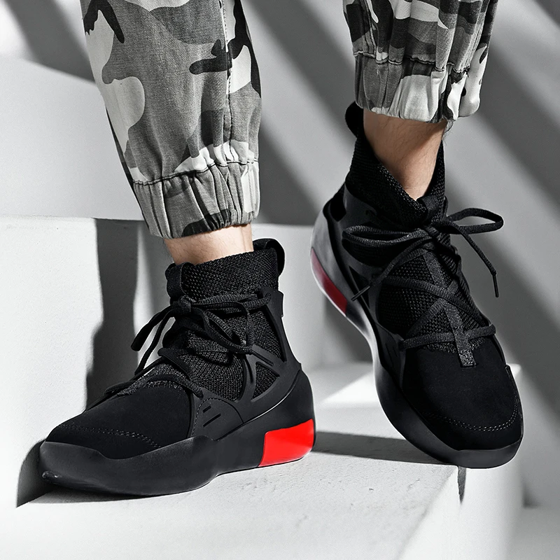4 цвета Air Fear of God интернет знаменитостей мужская повседневная обувь мужские кроссовки мужские Clunky спортивная обувь мужские Ботинки Толстая подошва