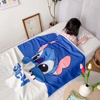

Disney Cartoon stitch Daisy Dumbo Super Soft Bed Blanket Throws for Kids Adults Sleeping Covers Bedspread Summer Blanket gifts