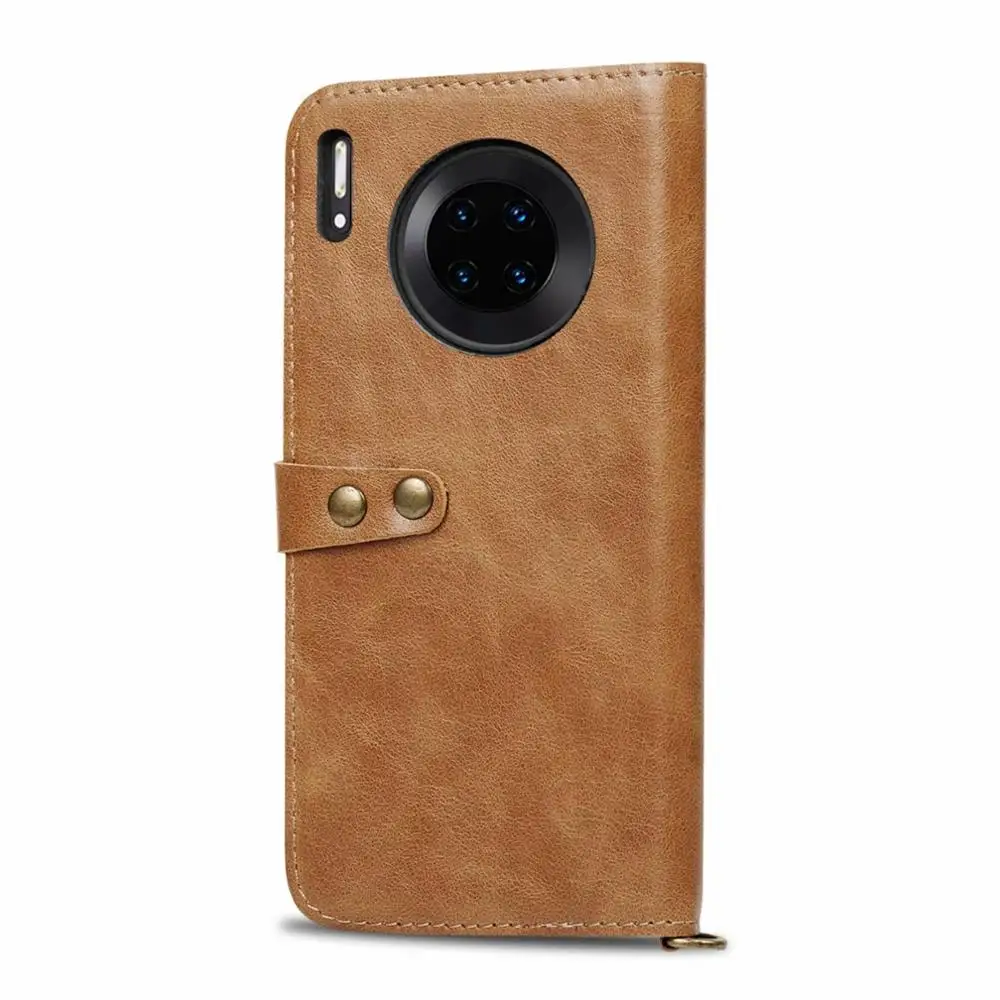 

Soft 100% Leather Luxurious Comfortable For huawei Mate 30 30Pro Wallet Flip Phone Case For Mate 20 Pro Mate 20lite