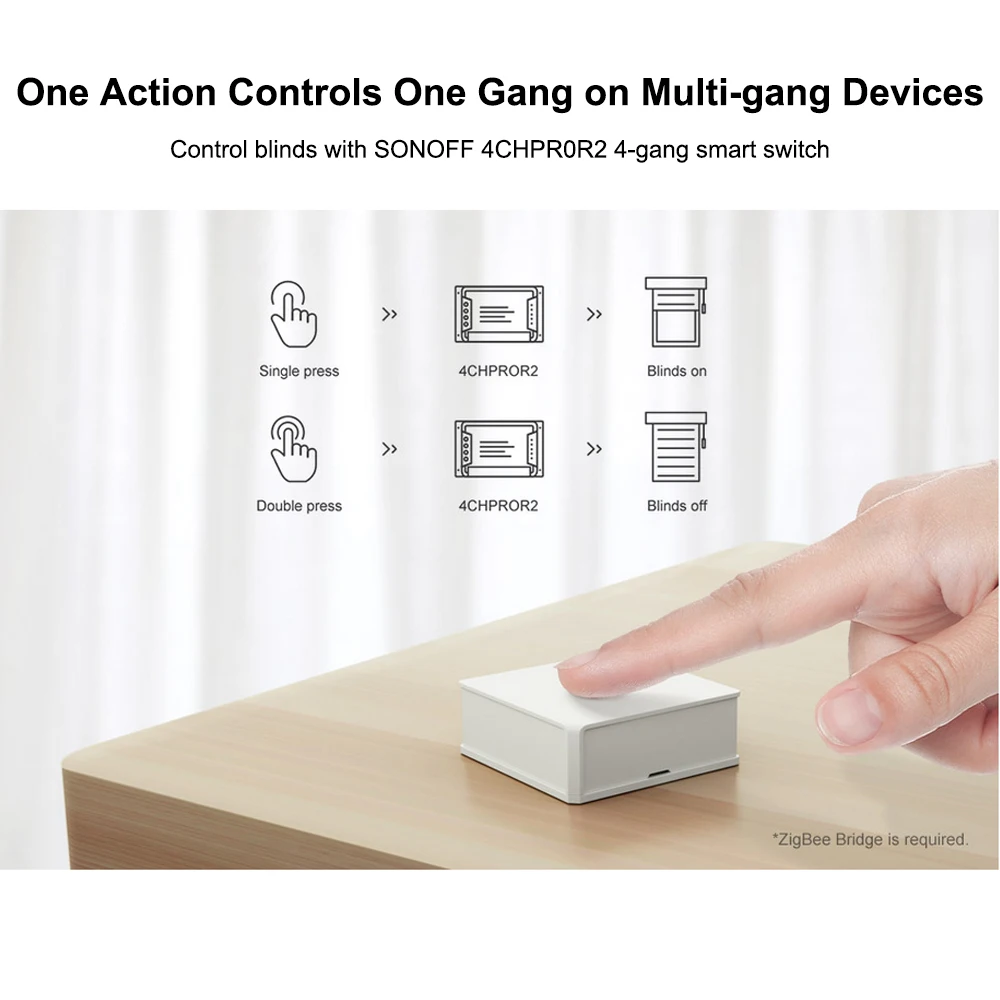 SONOFF SNZB 01 Zigbee witch Mini Size Link ZigBee Bridge с устройством Wi Fi делает их умнее через приложение