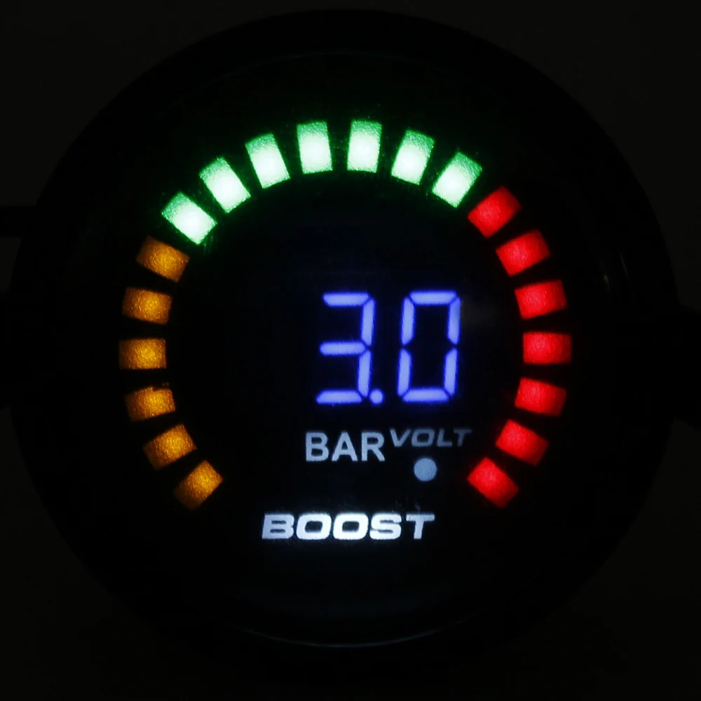 YOMI 2 &quot52 мм Цифровой 20 светодиодный повышающий бар psi вакуумная температура воды