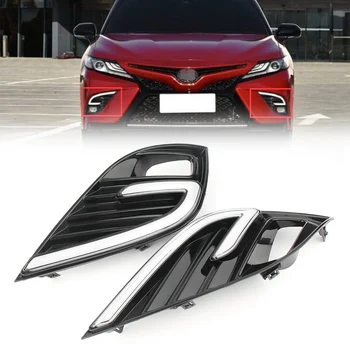 

For Toyota Camry SE XSE 2018 Auto Car Daytime Running Lights DRL Turn Signal Lamp Light Automobile Parts Accessories
