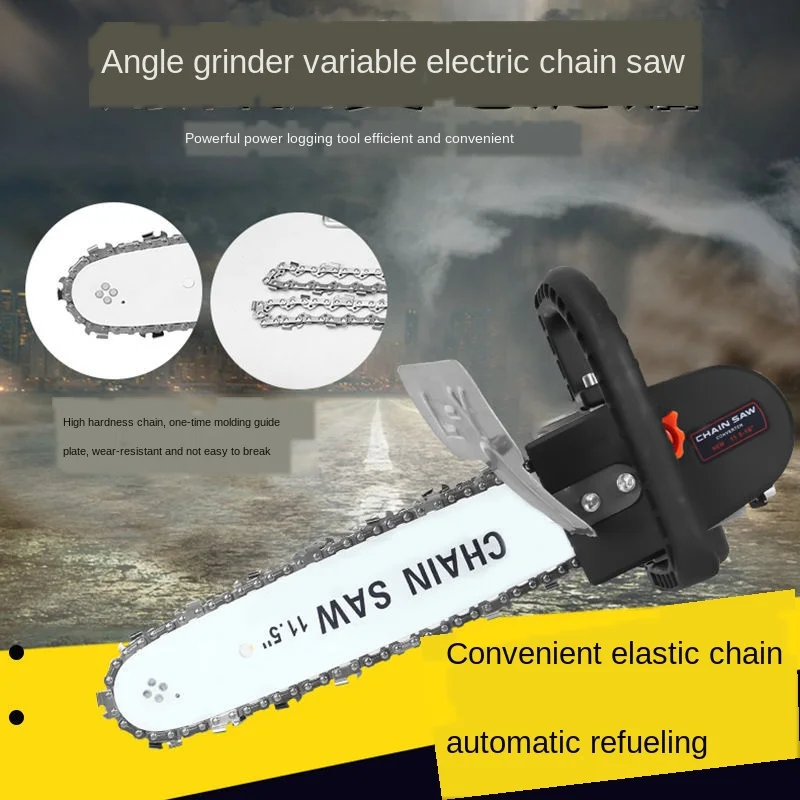 

AngleGrinderRefit Hand Grinder Turn Electric Chain Saw Logging Grinder Change Hand-Held Electric Saw Electric Chain Saw Mini Saw