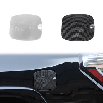 

Car Exterior Fuel Tank Cap Decoration Cover for Toyota 4Runner 2010 Silver/Carbon Fiber ABS Plastic Trim Stickers Accessories