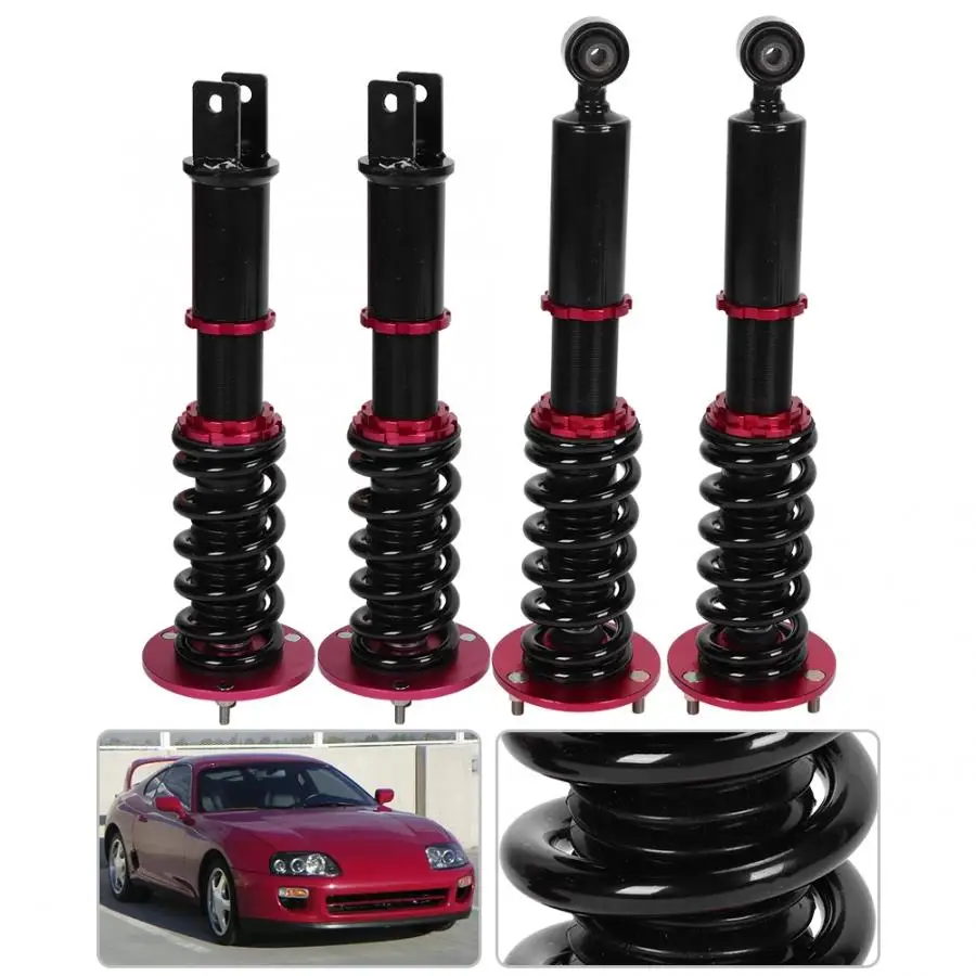 Лидер продаж Регулируемый автомобильный Coilover амортизаторы набор распорок подходит для SC300 SC400 1992 1993 1994 1995 1996 1997 1998 1999 2000