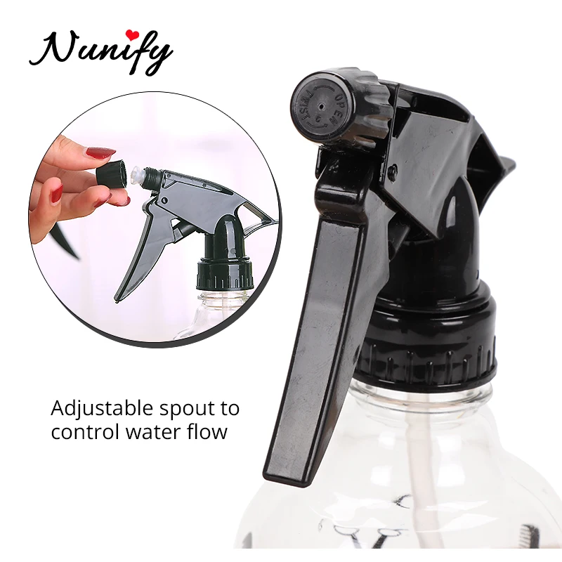 250Ml Plussign Hair Salon Haircut Hairdressing Water Spray Empty Bottle Sprayer Refillable Bottle Barber Styling Cutting Tool