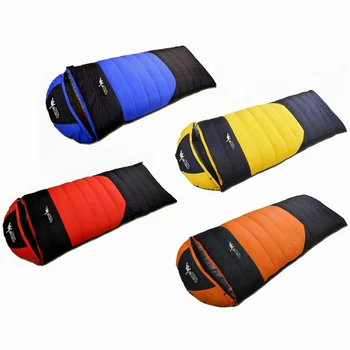 

Envelope Type Duck Down Sleeping Bag Winter Splicable Outdoor Camping Waterproof Sleeping Bag Down Content 2000g -30℃ to -15℃