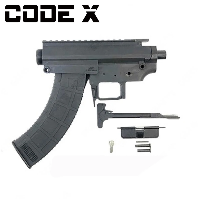 Код X гелевый шар MK47 нейлон m4 приемник № 01800180 2 Обновление приемник модификация Jinming LDT FB коробка передач Универсальная коробка передач - Цвет: set1nylon kit