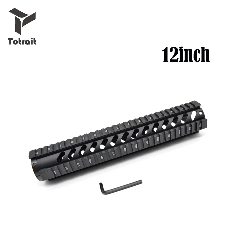 Тактический " 7" 1" 12" 1" бесплатно поплавок Quad Пикатинни 4 рельса Handguard Охотничьи Аксессуары для карабина 223 5,56 AR15 M16 винтовки