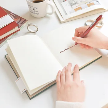 

Red/Dark Green B6 Size Twilight Style Hardcover Notepad Memo Pad Diary Notebook Bullet Journal Sketchbook Writing Pads Book