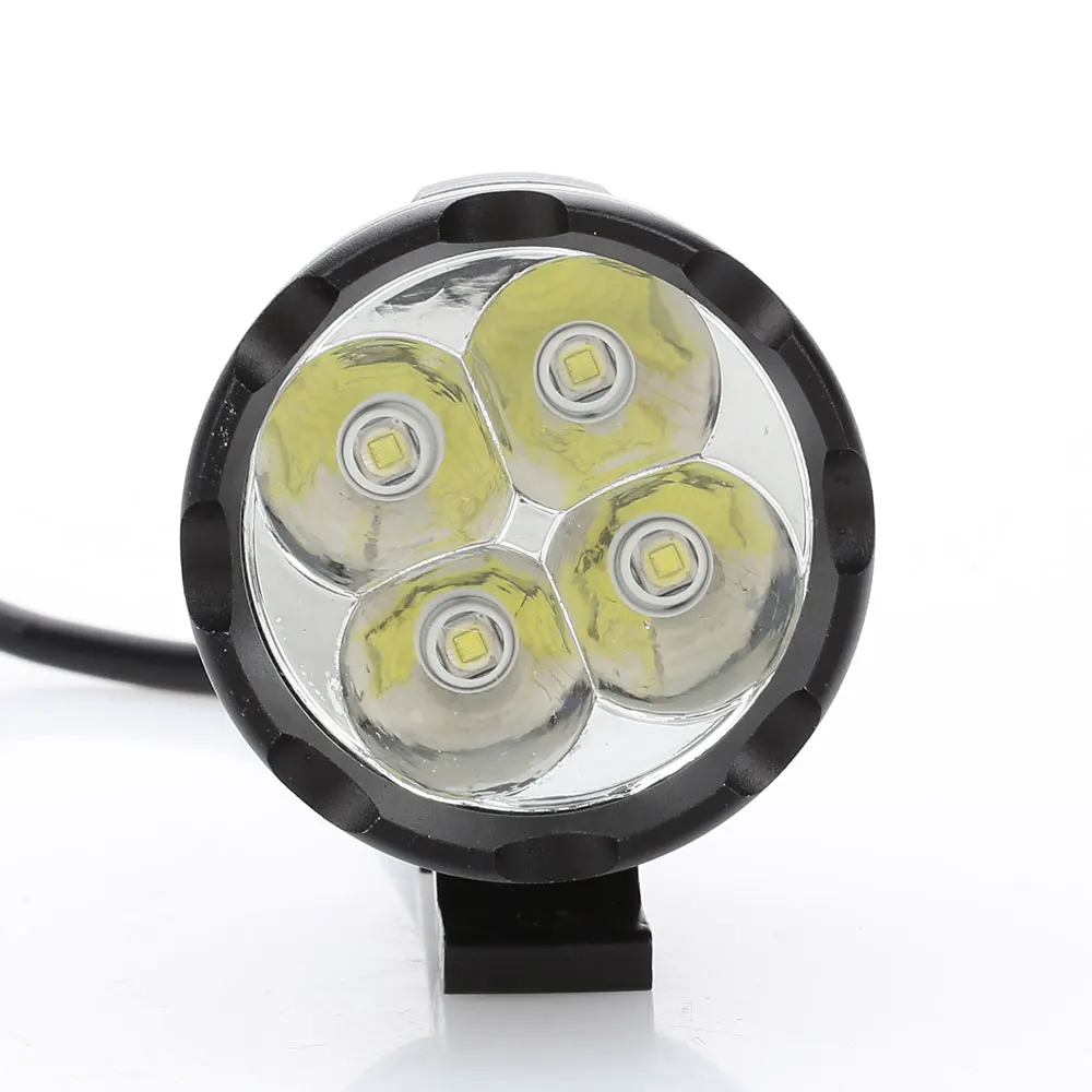 Высокомощный белый свет 4LED Refit передняя фара для вождения противотуманных фар суперъяркий мотоциклетный фонарь для мотоцикла