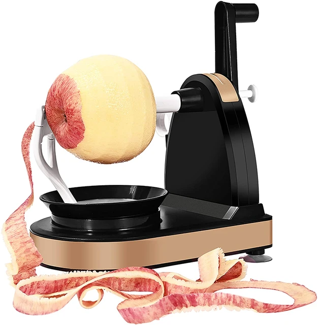 Machine à éplucher les pommes multifonctionnelle à manivelle, éplucheur de  fruits domestique, coupe-pomme, coupe-carottier