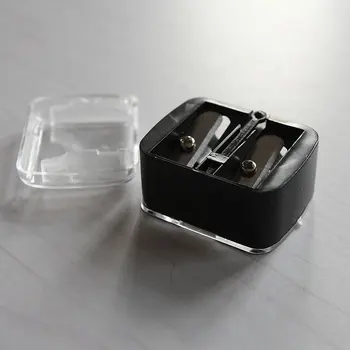 

Double Holes Cosmetic Sharpener Useful Pencil Sharpener For Cosmetic Brush/Eyeliner Pencil/Makeup Pencil Newest