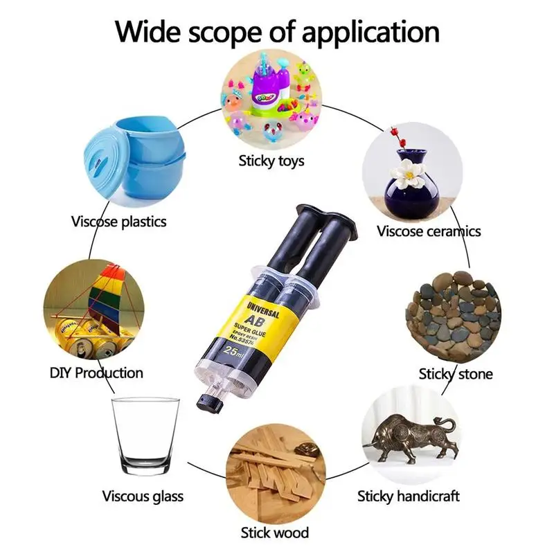 Эпоксидная смола AB клей офис 2 минуты отверждения фирма длительный надежный эпоксидная смола сильный клей AB Клей Супер жидкость