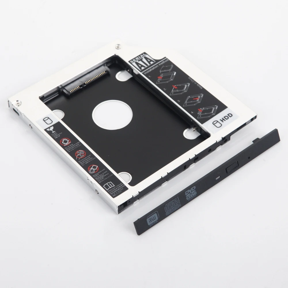 9,5 мм 2nd жесткий диск SSD жесткий диск Оптический Защитный Контейнер для устройств считывания и записи информации адаптер каркаса для Dell Инспирон 15 3000 3541 3542 3543 3537
