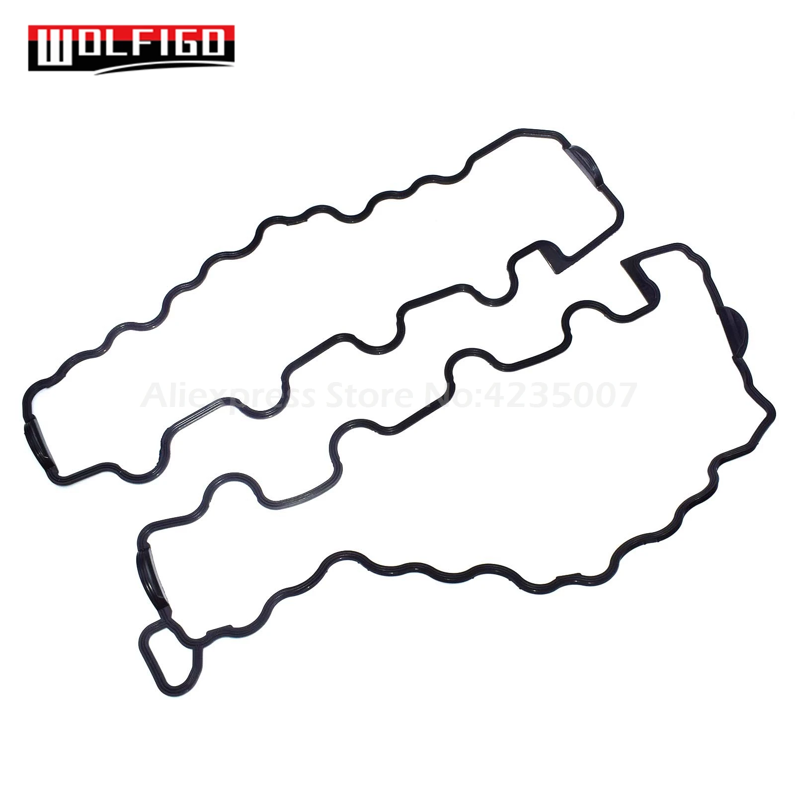 WOLFIGO New 1 / 2PCS Left Right Valve Cover Gaskets for Mercedes C208 1130160221,1130160321, 713558200,70-35581-00