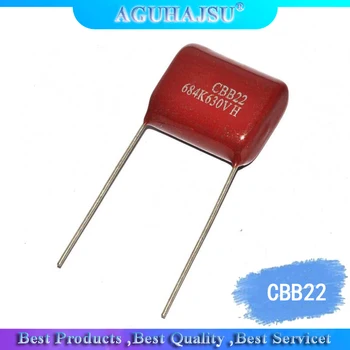 

10PCS CBB22 Capacity 630V 474J 470NF 0.47UF 630V/474 Leg distance 20MM