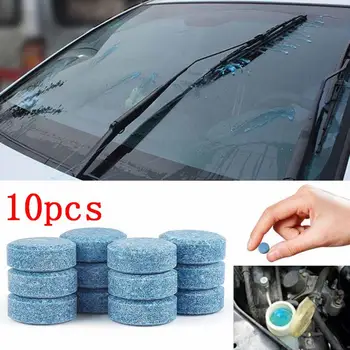 

10pcs/Pack Car Windshield Glass Cleaner Car Solid Wiper Fine Wiper Car Auto Window Cleaning Car Cleaner Car Accessories TSLM1