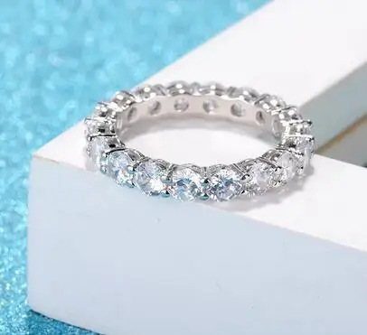 

T717 925 Silver Personalized ring For Women Cubic Zirconia Stone band
