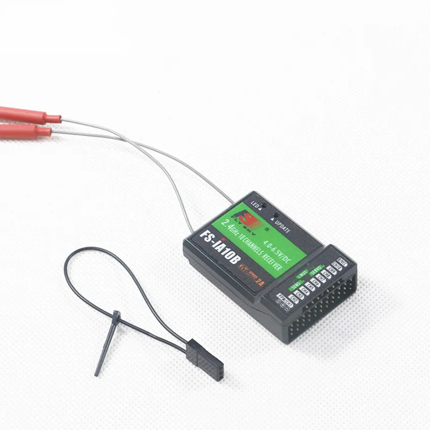 

Flysky 4-6.5V / DC 2.4Ghz 10CH receiver FS-iA10B fixed-wing drone receiver RC travel machine fixed helicopter glider parts