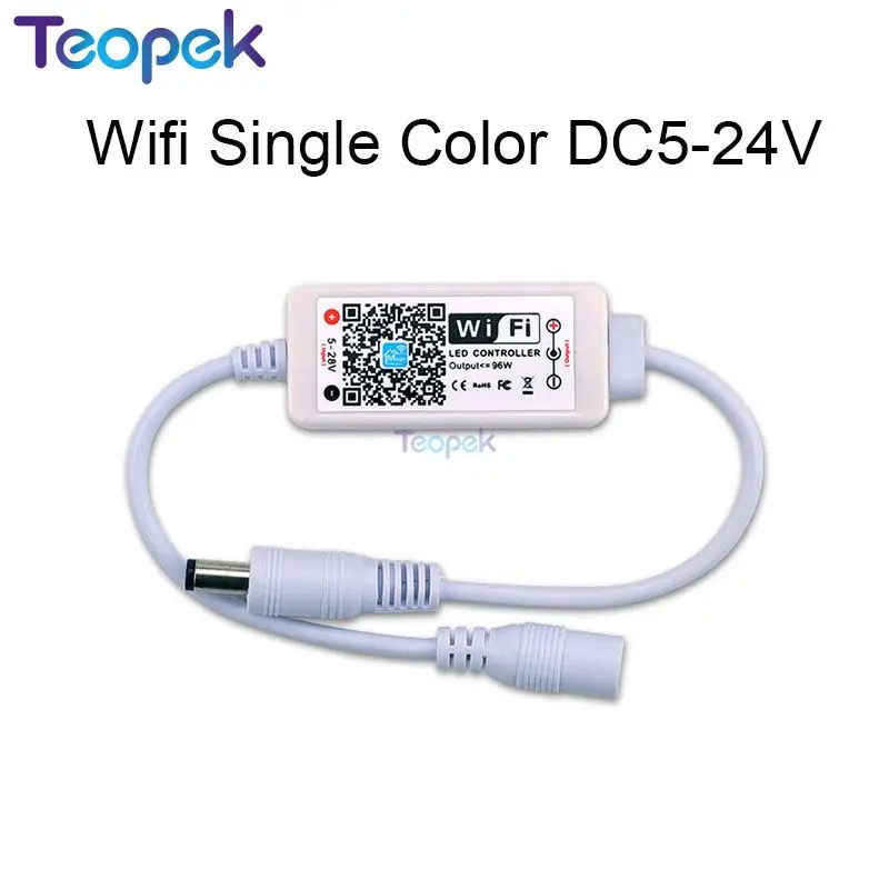 Magic Home Беспроводной Wi-Fi контроллер, RGB/RGBW IR RF светодиодный контроллер для WS2811 WS2812B Пиксельная Светодиодная лента DC5V 12 в 24 В