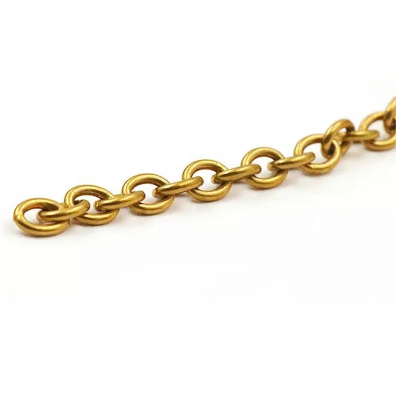 Chunky Oval Gold Chain Handle Strap