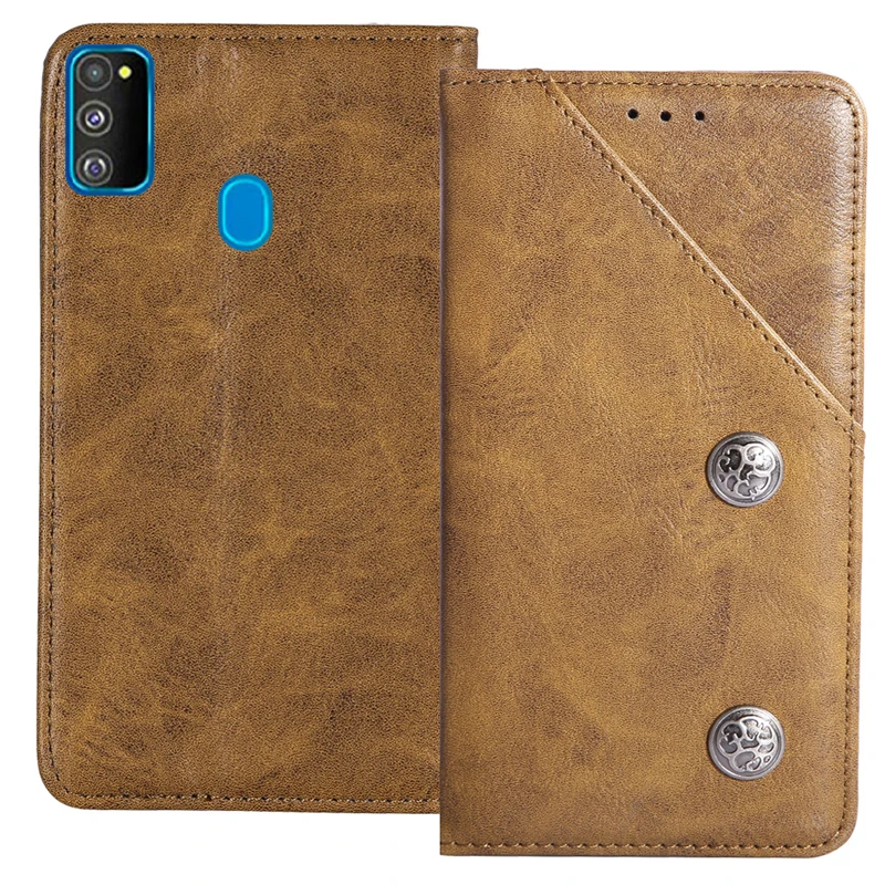 Защитный чехол из натуральной кожи в стиле ретро для samsung Galaxy M30S Note 10 Plus S10 5G