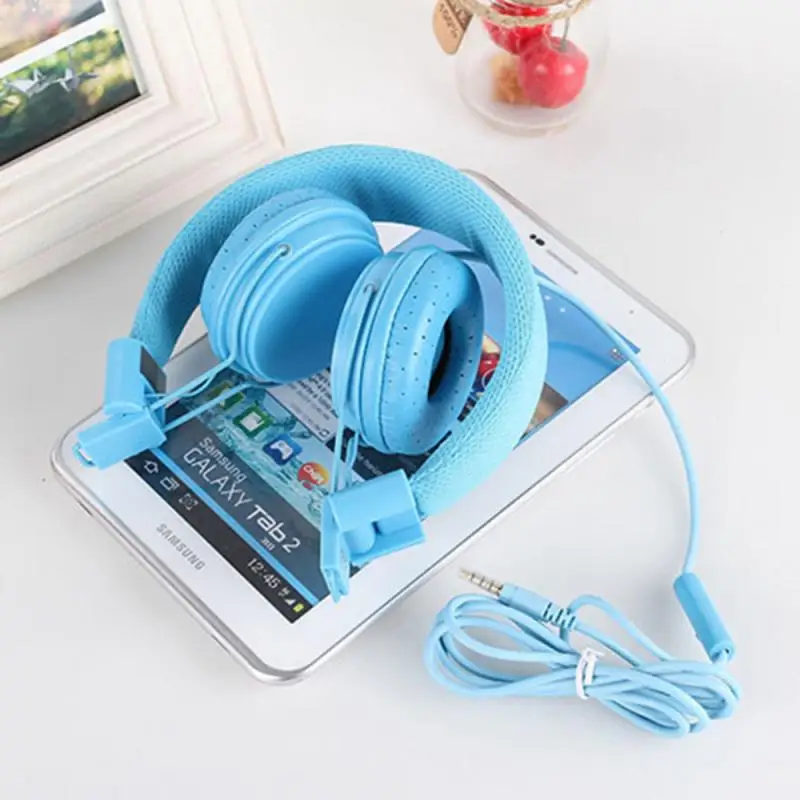 Kids Headphones Foldable Adjustable Wired Headphone stereo bass Earphones Headset with 3 5mm Audio jack for Children Mp3 phone