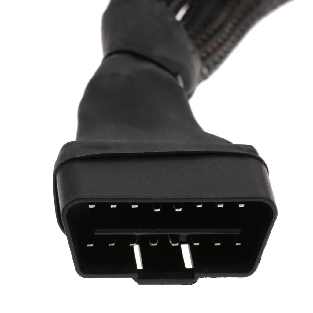  OBDII M To F Extension Cable Y Splitter Diagnostic Cord Connector