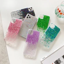 Bling Glitter Silicon Phone Case For OPPO A92S A79 A7X A7 A3 A5 A59 A83 A57 F9 F5Reno4 3 2 Z Pro Fashion transparent Cover