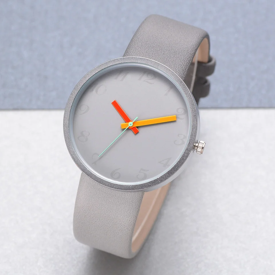 Горячая Распродажа романтические наручные часы простые женские часы кварцевые наручные часы с кожаным ремешком женские часы с браслетом модные часы reloj mujer